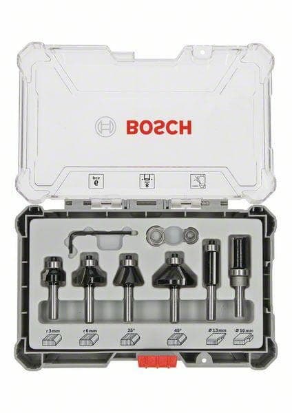 BOSCH 6-OSAINEN JYRSINSARJA 8 MM:N KAHVAN LIISTOLISTA JA REUNUSLEIKKAUS