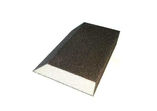 SLIBESVAMP 125x90x65x25mm P 40 FIRESIDET SKRAAT