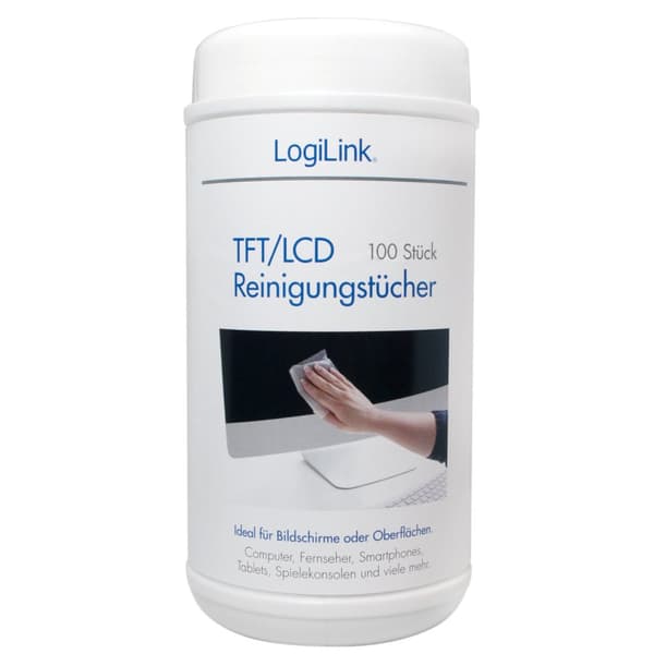 LogiLink Vådservietter LCD/LED 100-p L