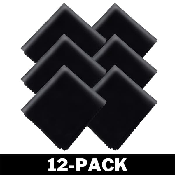 Mikrofiberklude - Renseklude Sorte 12-Pack