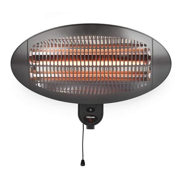 Tristar Uteplats väggvärmare KA-5286 2000 W Quartz Black