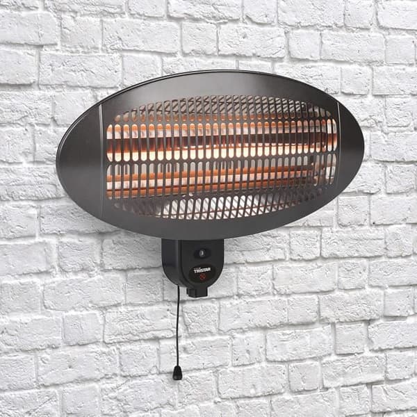 Tristar Uteplats väggvärmare KA-5286 2000 W Quartz Black