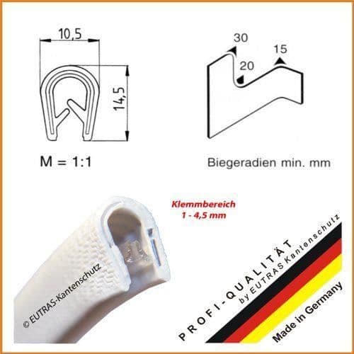 EUTRAS-Kantenschutz eutras rörprofiltång Kantskydd -nbspks1103-ndash1-nbsp-ndash-nbspÅtdragning