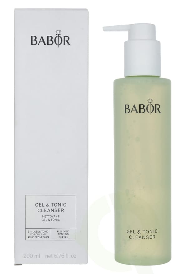 Babor Cleansing 2 in 1 Gel & Tonic Cleanser 200 ml For Oily And Acne-Prone Skin