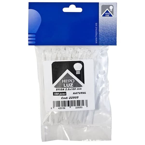 Hepoluz Flenger 9x920 Mm 100 Enheder Transparent