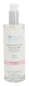 Pikkukuva 1 / 4: The Organic Pharmacy Rose & Chamomile Cleansing Milk 100 ml For Sensitive Skin/Normal To Dry Skin