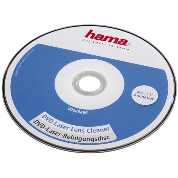 Rengörings-DVD - HAMA - 00048496 - 8 språk - 720x480 pixlar - Högupplöst bildspel