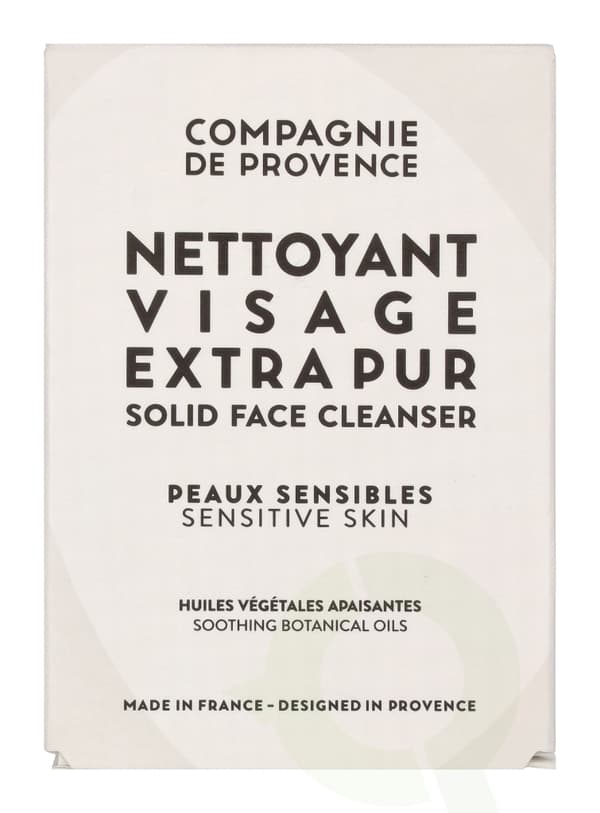 Compagnie De Provence Solid ansiktsrens 85 g Sensitiv hud