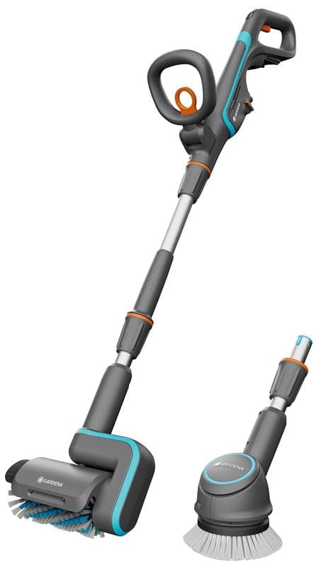 Gardena Battery Multi Cleaner AquaBrush Universal, til vandret/vertikal rengøring