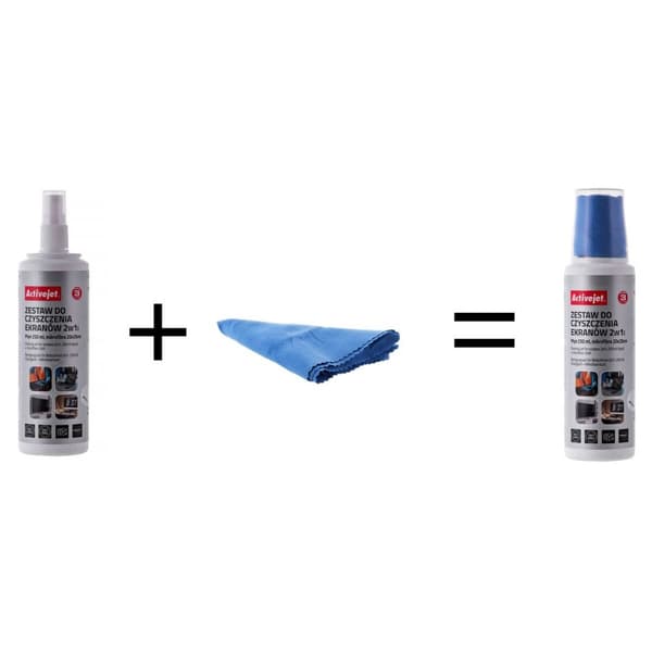 Rensesæt til Skærm Activejet AOC-269 20 x 20 cm 250 ml (2 Dele)