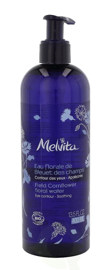 Melvita Field Cornflower Floral Water - Pump 400 ml
