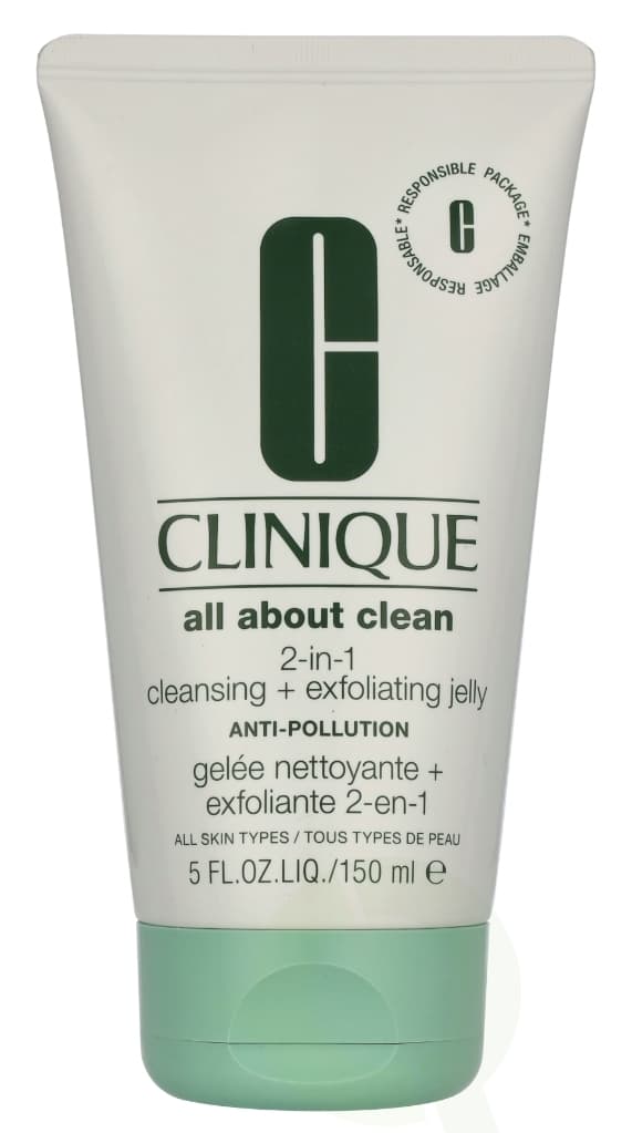 Clinique All About Clean 2-In-1 Cleansing +Exfoliating Jelly 150 ml All Skin Types
