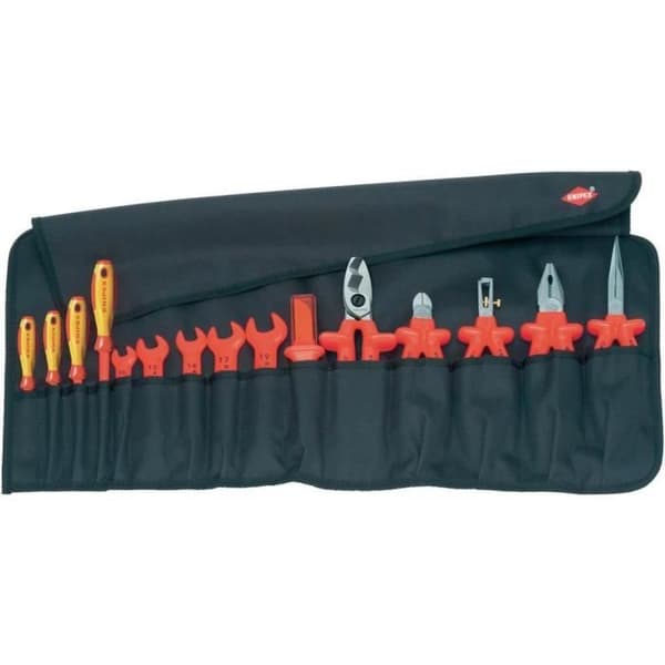 Isolerad verktygssats - KNIPEX - 98 99 13 - 15 delar - Uppfyller DIN EN/IEC 60900 - 2455 g