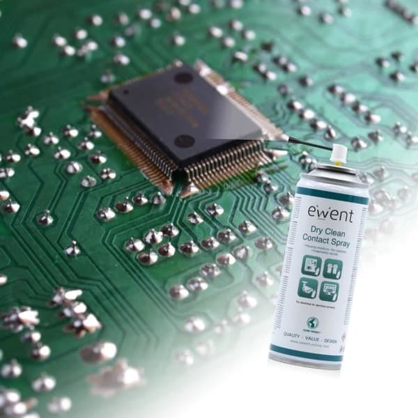 Ewent EW5614 datorrengöringskit Rengöring av elektronisk utrustning sprutskärmar/plaster, Universal 200