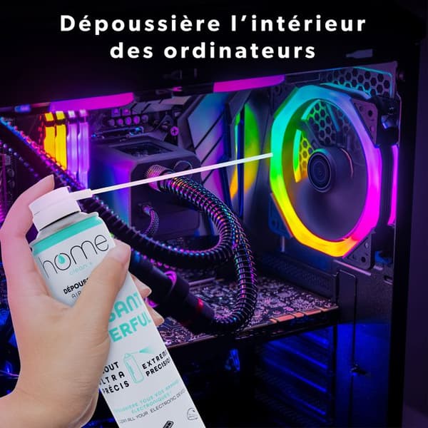 T’nB - Dry Air Spray 400ml, Aerosol, Damm Remover, Cleaning Spray För PC, IT-utrustning, Kraftfull 5 bars, Butan