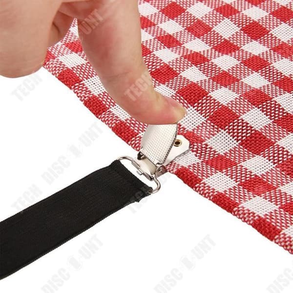 TD® 12 klämmor förlängd lakan fixer halkfri sexsidig sofföverdrag Quilt fast klämma Lakan spänne