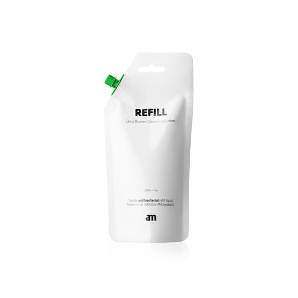 AM Refill skjermrengjøringsløsning 200 ml - alkohol- og ammoniakkfri