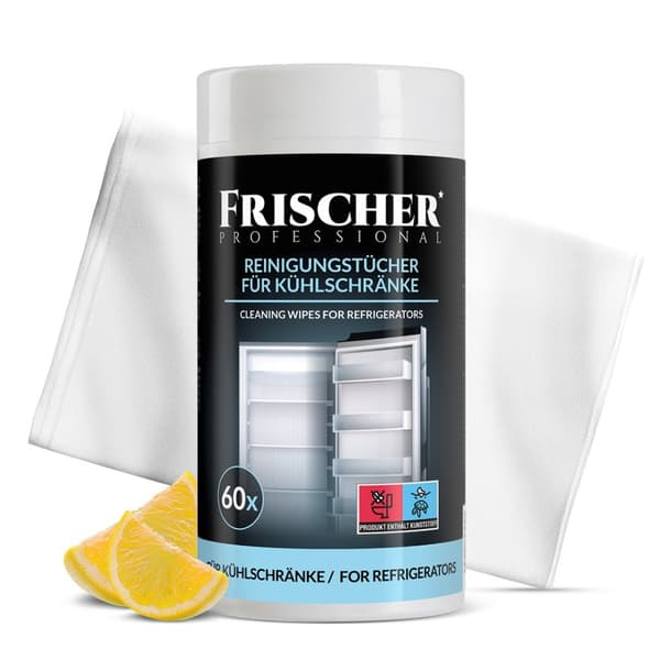 Frischer kosteat jääkaapin puhdistusliinat 60 kpl.