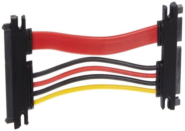 Verktyg - fixering - Premiumcord isolering - kfsa-22 - SATA 22 Pin/M SATA 22 Pin/F förlängning