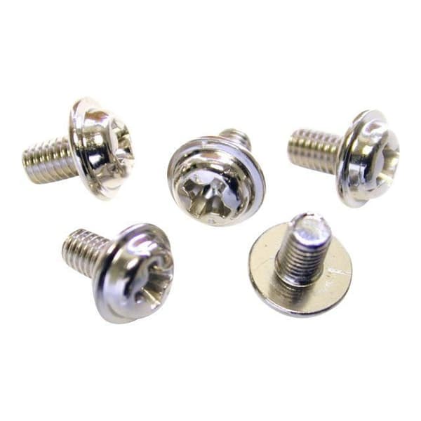 Monteringsskruv för dator - STARTECH - M3 x 6 mm - Pack om 50 - 6,3 mm - Skruvkit