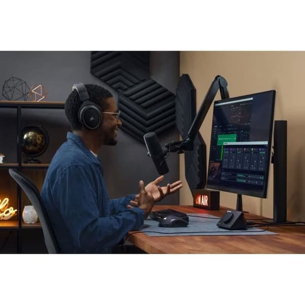 ELGATO - Streaming - Wave Mic Arm (High Rise) - Swivel Suspension Boom, Discret Cable Management, Studio, Broadcast, Streaming (