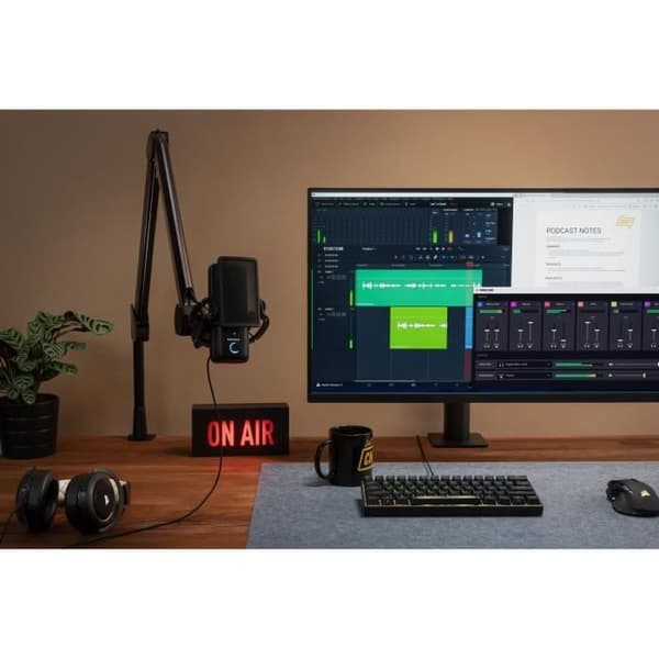 ELGATO - Streaming - Wave Mic Arm (High Rise) - Swivel Suspension Boom, Discret Cable Management, Studio, Broadcast, Streaming (