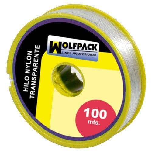 Hilo Nylon Transparent - Märke - 0,7 mm - 100 m - Gul - Blandad