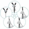 Miniatyrbillede 2 af 3: Kabelholder Aisens A151-0919 Hvid