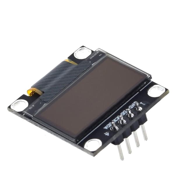 Gul OLED Skärm / Display / Displaymodul 0.96" 4 pins 128X64
