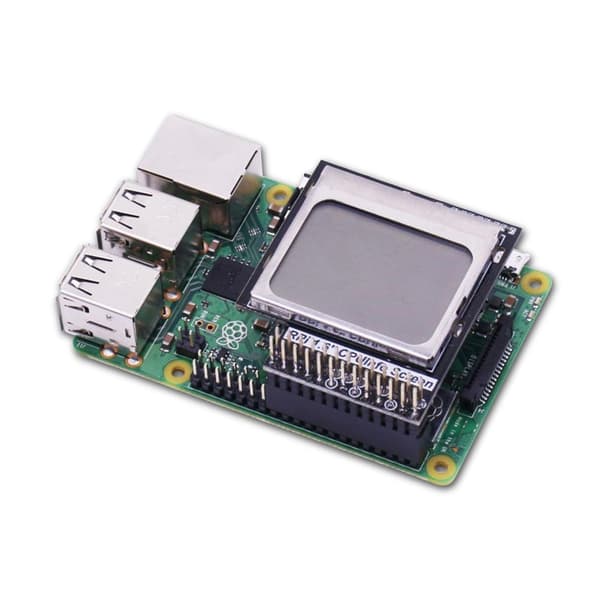 CPU Info 1.6 inch 84x48 Skärmmodul med Backlight för Raspberry Pi