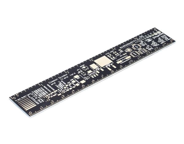 15.5 CM PCB / Mönsterkorts Ruler / Linjal