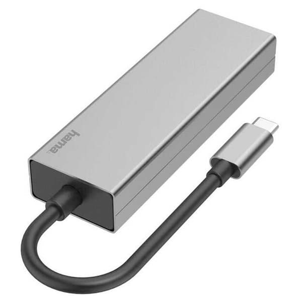 Hama Dockingstation Multiport Usb-c Rj45 Søvfarvet