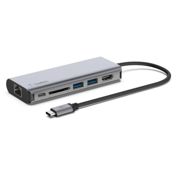 Belkin Avc008btsgy Usb-c Nav Grå