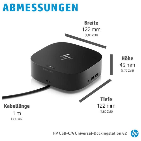 Hp Dockingstation Dock G5 100w Søvfarvet