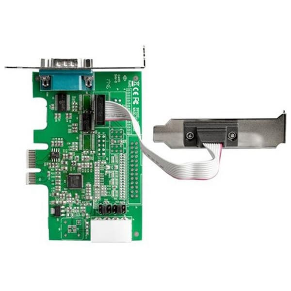 Startech Rs232 2 Port Pcie Grøn,Søvfarvet