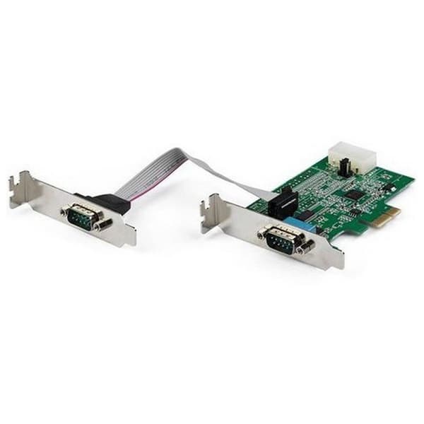 Startech Rs232 2 Port Pcie Grøn,Søvfarvet