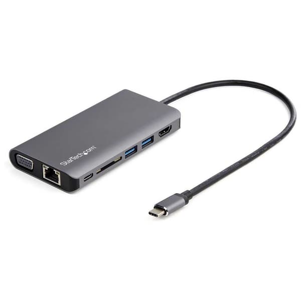Startech Usb C Multiport 100w Hdmi/vga Grå
