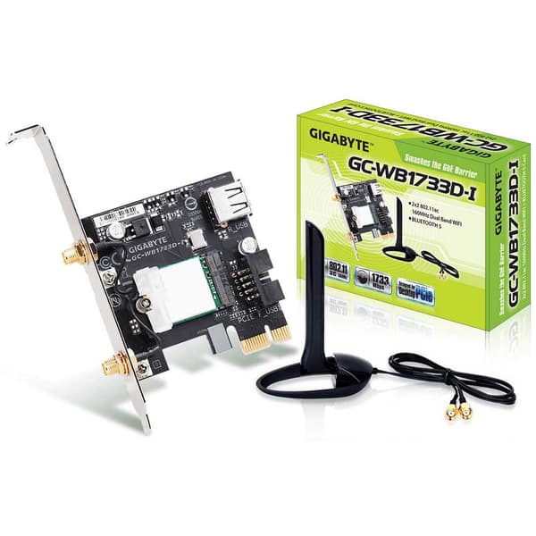 Gigabyte Wifi Netværkskort Gc-wb1733d-i Grå