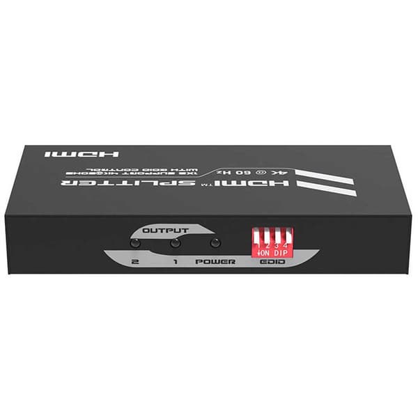 Euroconnex Hdmi Splitter 0350 1x2 4k 60hz Svart