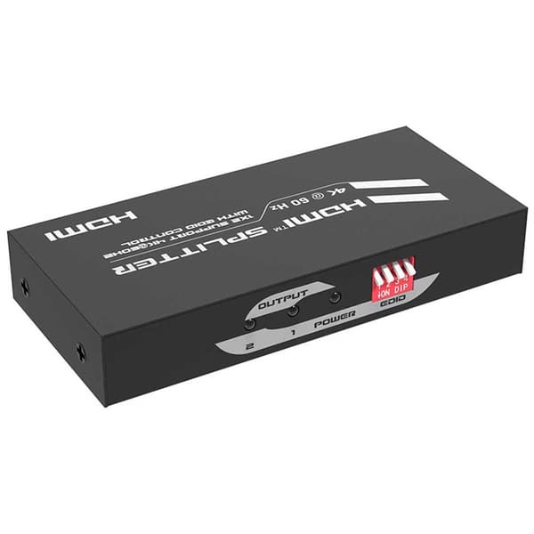 Euroconnex Hdmi Splitter 0350 1x2 4k 60hz Svart