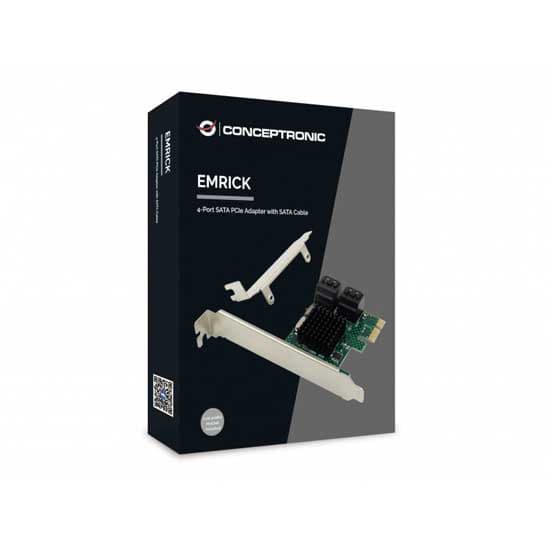 Conceptronic Pcie Till Sata-adapter Emrick03g Silver