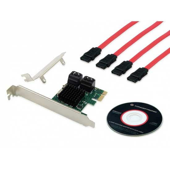 Conceptronic Pcie Till Sata-adapter Emrick03g Silver