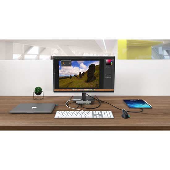 I-tec Telakointi Hdmi/vga-telakointiasemaan Nano 100w Hopeinen