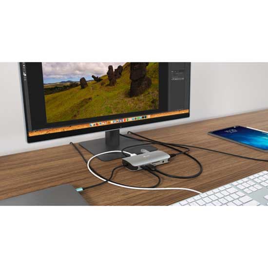 I-tec Telakointi Hdmi/vga-telakointiasemaan Nano 100w Hopeinen