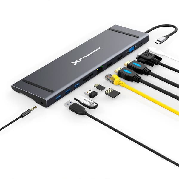 Phoenix Technologies I Phdockstation-pro 11 1 Docking Station Søvfarvet