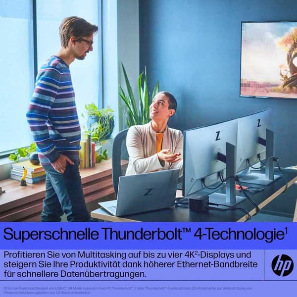 Hp Dockingstation Zbook Thunderbolt Dock G4 120w Sort