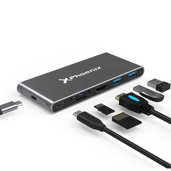 Phoenix Technologies I Phm2hub 7 1 Nav Usb-c Silver