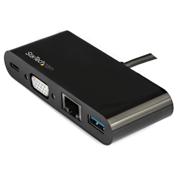 Startech Adapter Usb-c Vga Multiport Pd 60w Svart