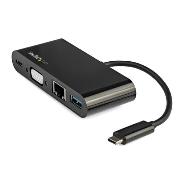 Startech Adapter Usb-c Vga Multiport Pd 60w Sort