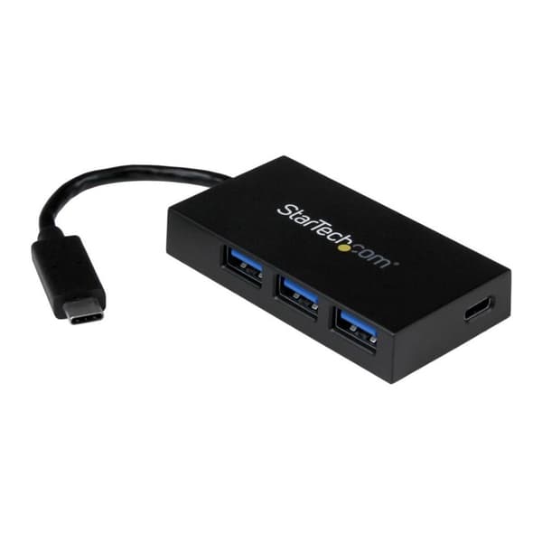 Startech Hub Usb-c 4 Port C To C & A Usb 3.0 Svart